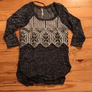 3/4 Length knit sweater